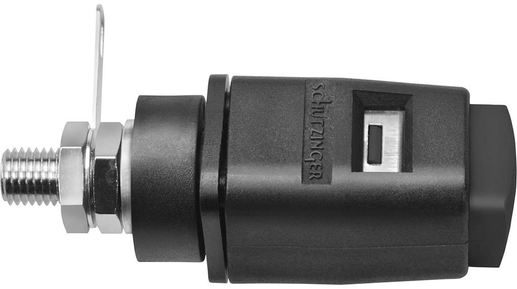 Schnelldruckklemme 4mm 16A 33V Schwarz